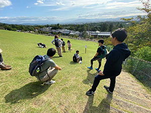 若草山へ